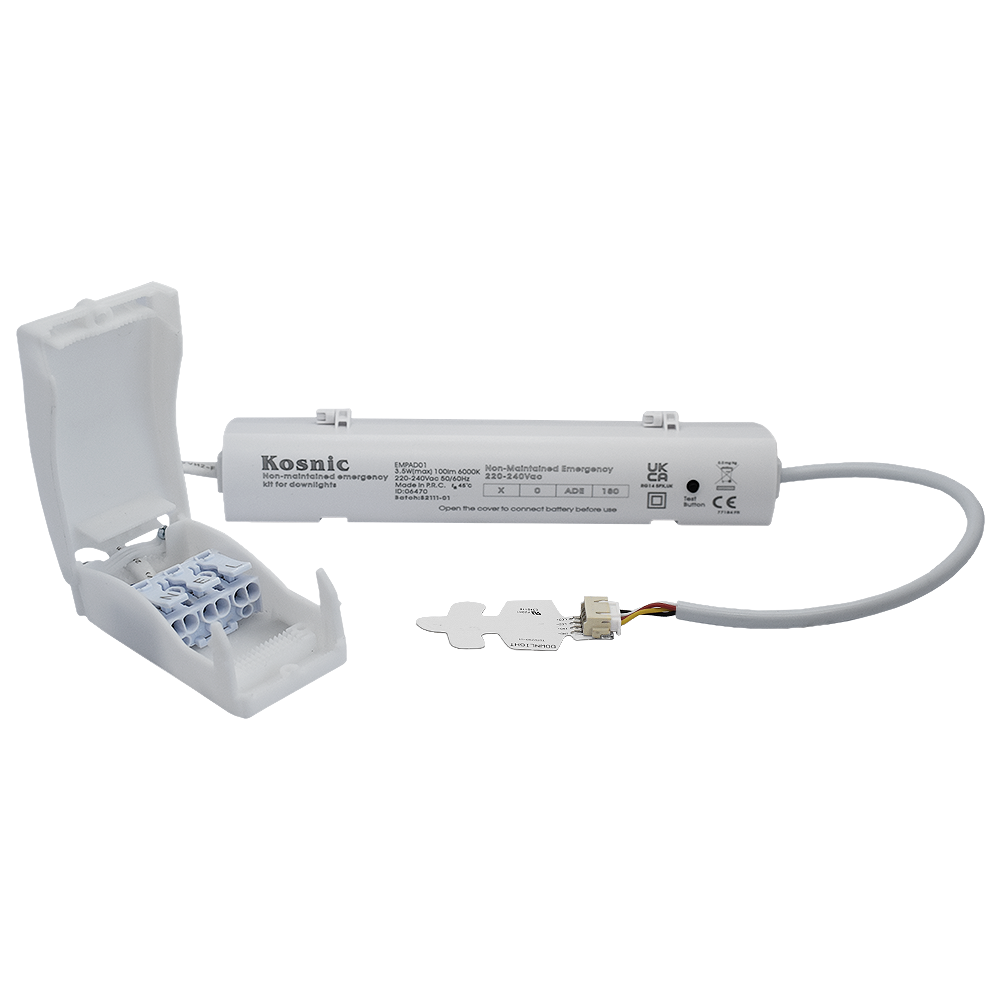 1W Nonmaintained Emergency Light Kit With Green Charging Light